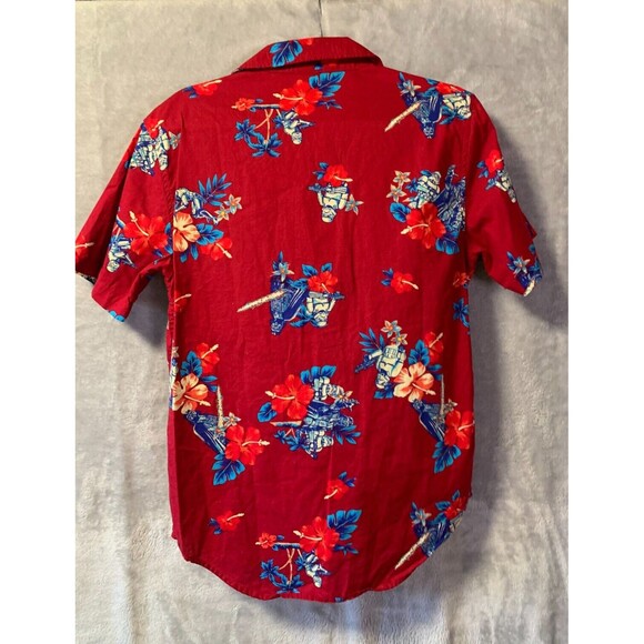 Star Wars Hawaiian Shirt Darth Vader Short Sleeve Button Down Mens Small Aloha - Picture 3 of 14